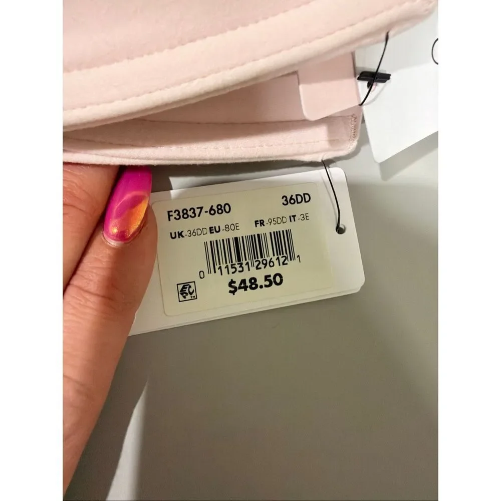 Calvin Klein Perfectly Fit Modern T-Shirt Underwire Bra Nymphs Thigh Pink 36DD - Picture 4 of 4